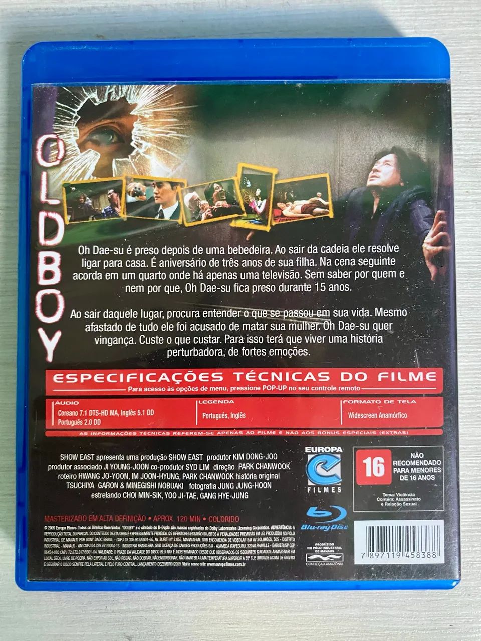 Oldboy Blue-ray de Chanwook Park - Foto 4