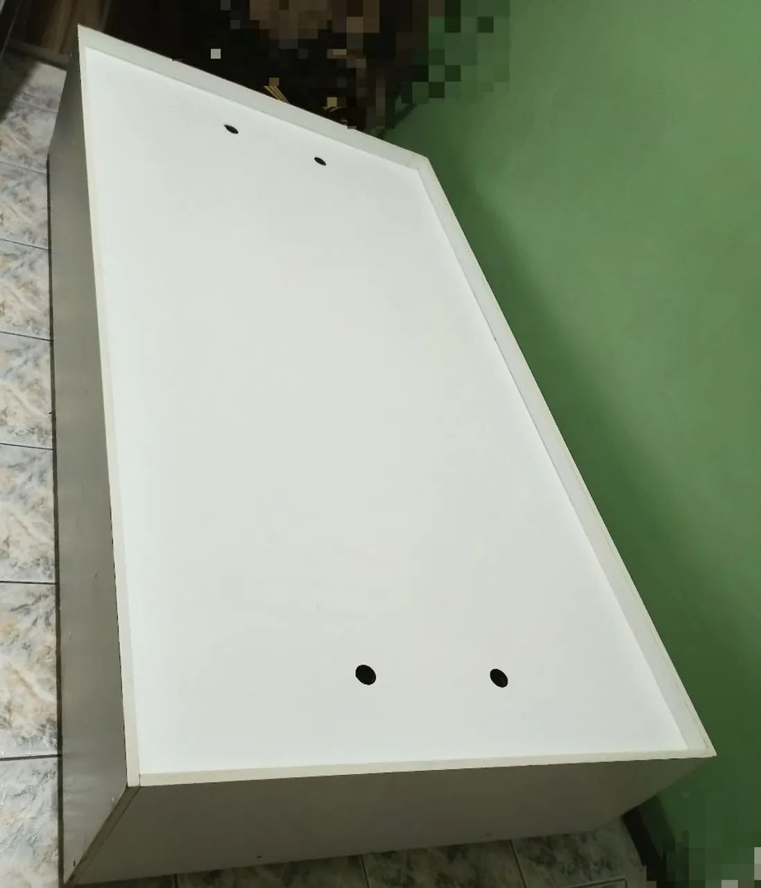 Vendo base de cama solteirão MDF  - Foto 4
