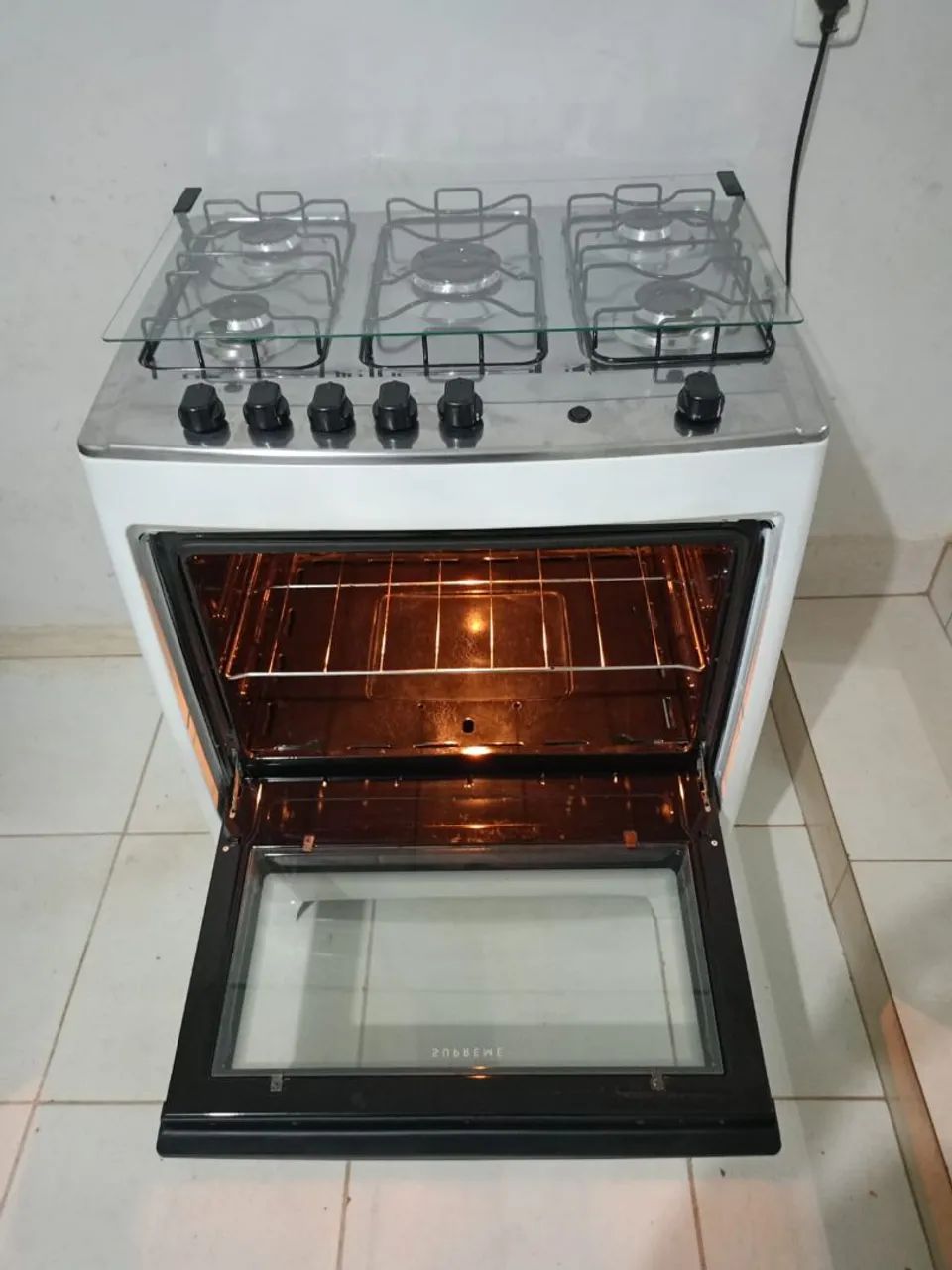 Fogão 5 bocas automático 
