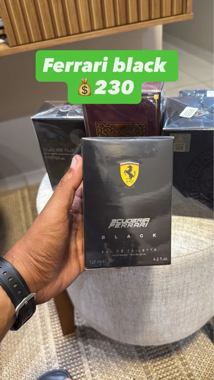 Perfume original Ferrari black 