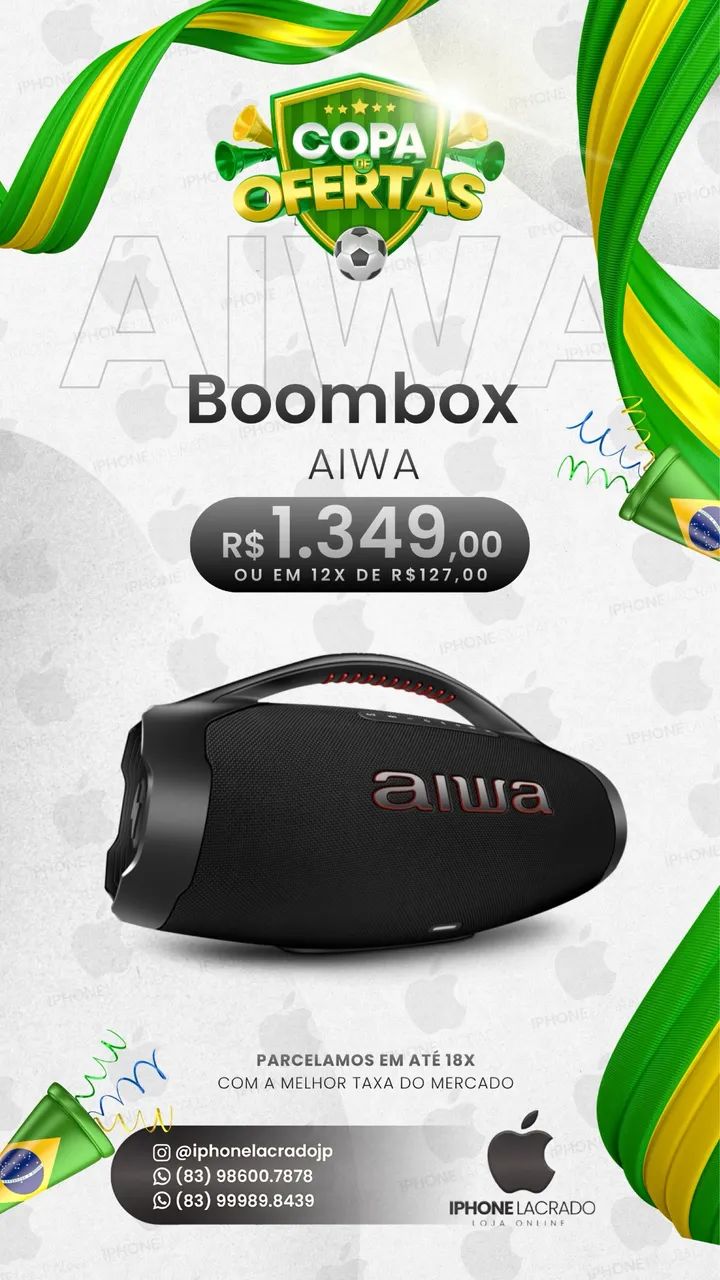 Bombox aiwa lacrada