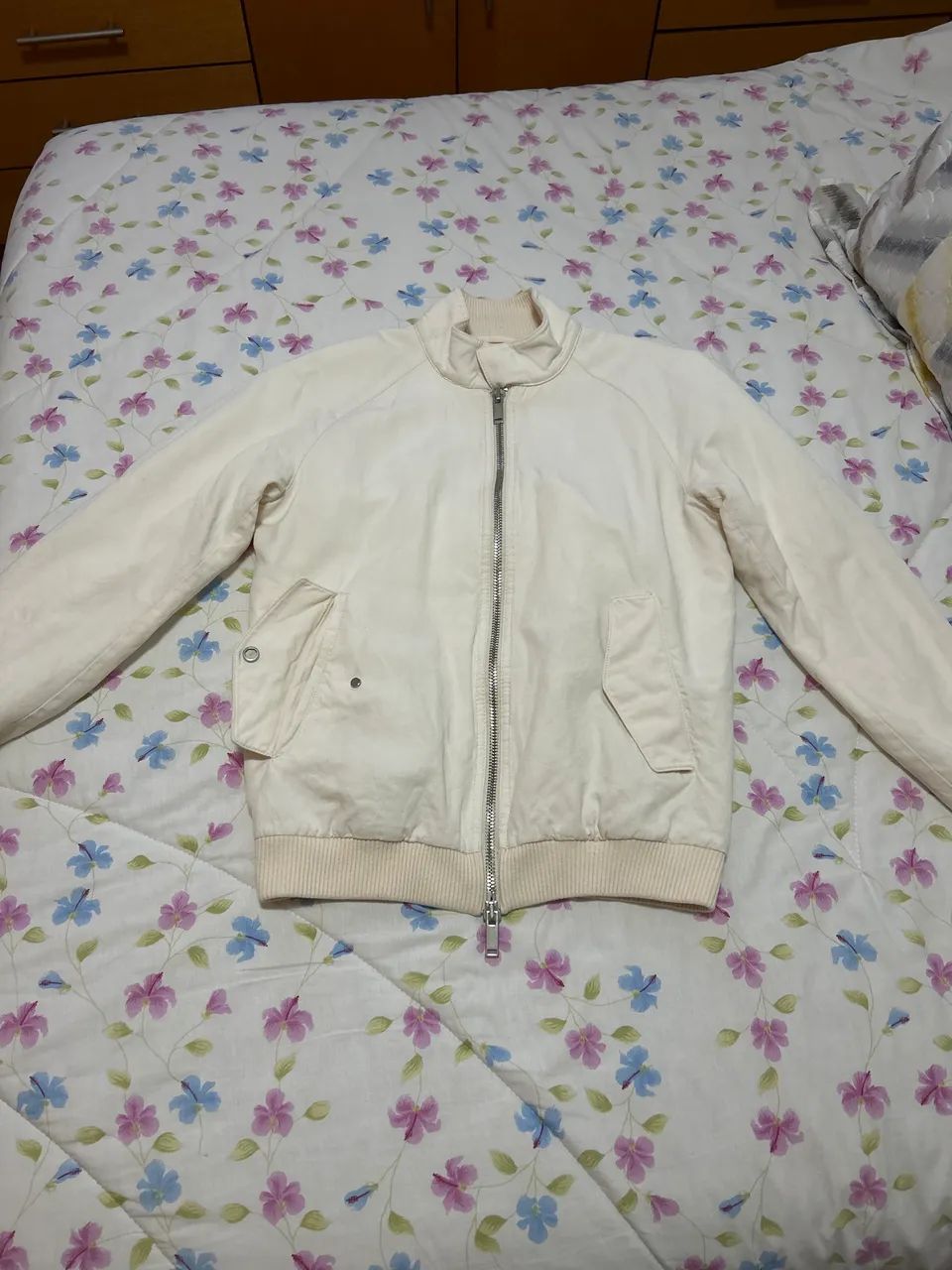 Jaqueta branca Zara