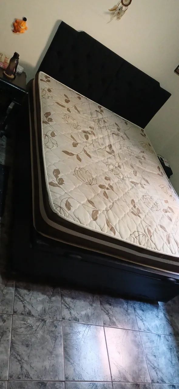 Cama de Casal Baú com Colchão - Foto 5