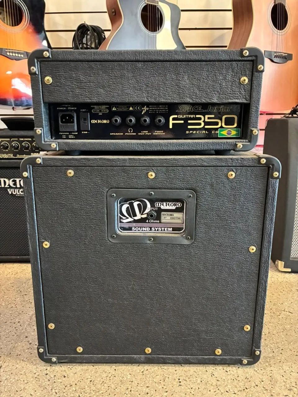 KIT AMPLIFICADOR COM CABEÇOTE METEORO - Foto 4