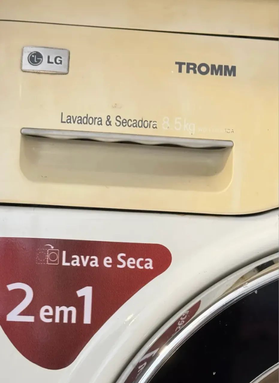 Lava e Seca LG Tromm 8,5 kg - Usada - Foto 2