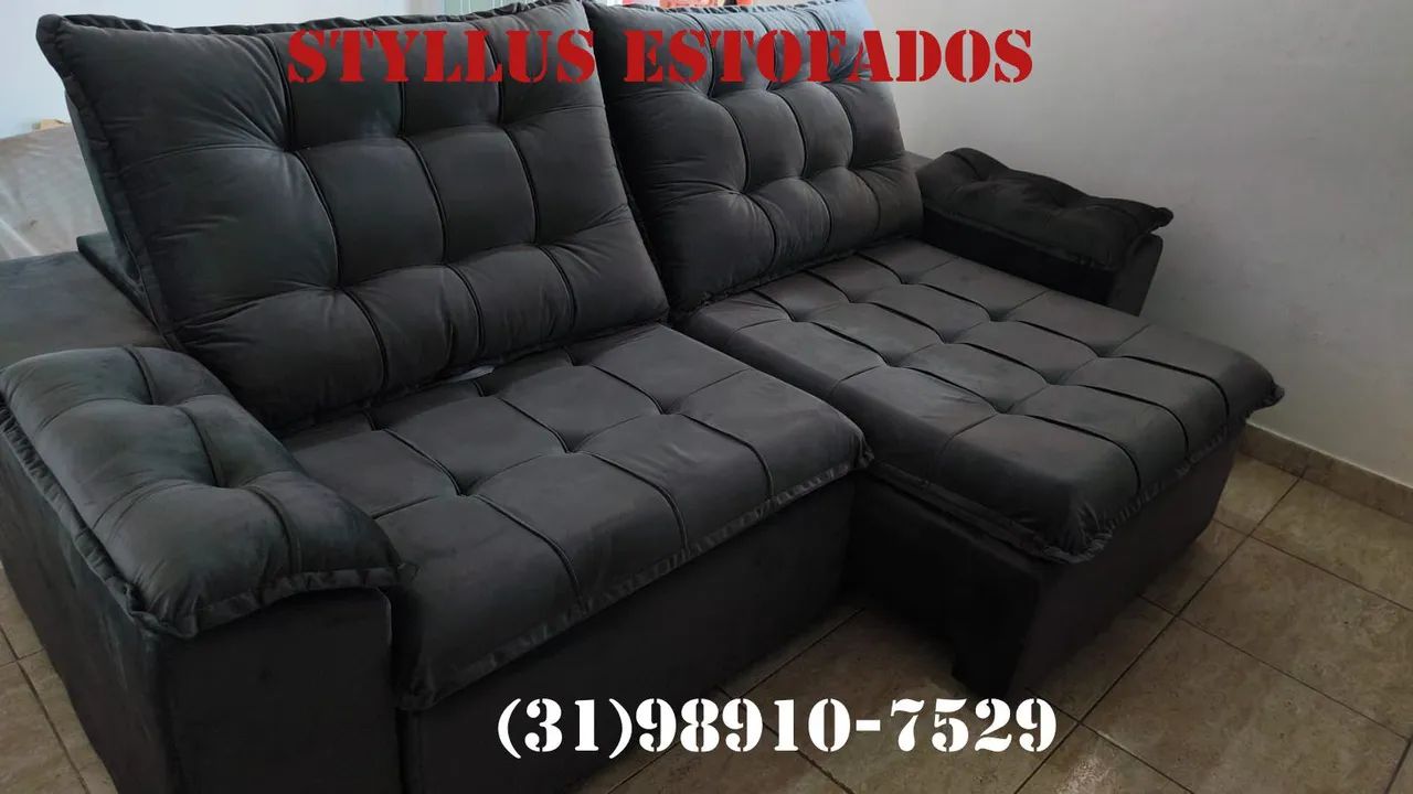 Sofás retrátil novo