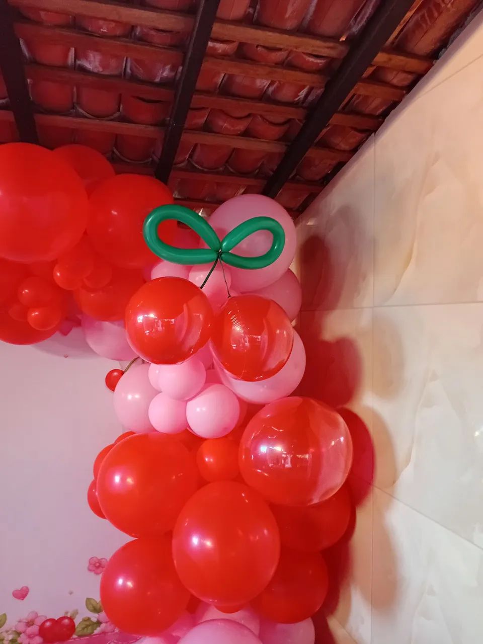 Enchimento com balões 