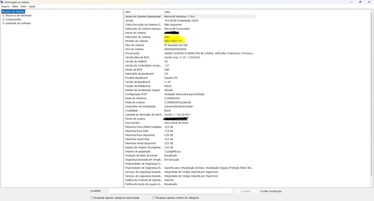 NoteBook Acer Nitro AN517-51 - Foto 5