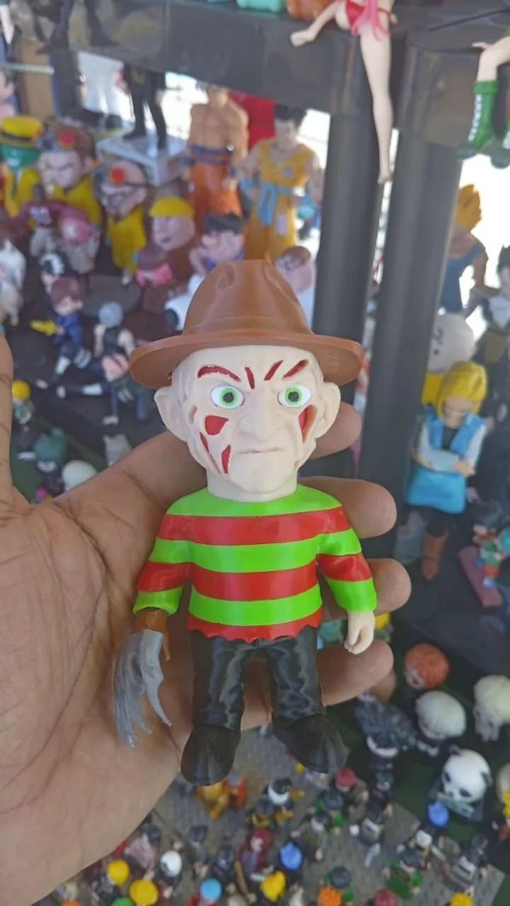 Boneco 3d Freddy Kruger 