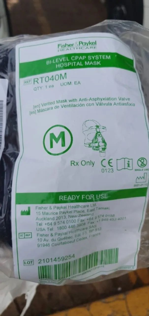 CPAP AUTO RESMART GII E20A DA BMC EM CONJUNTO COM UMIDIFICADOR E MASCARA FACIAL VENTILADA - Foto 3