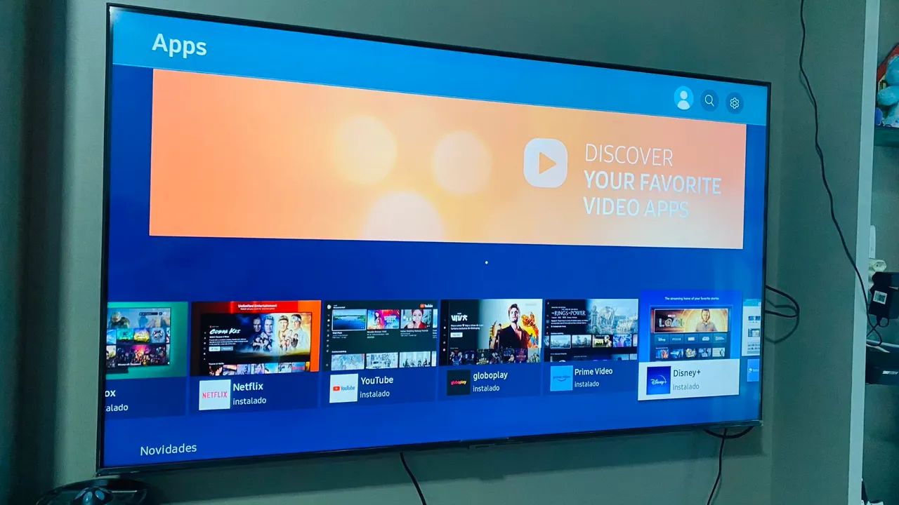 Tv smart Samsung de 50 polegadas 4k  - Foto 4
