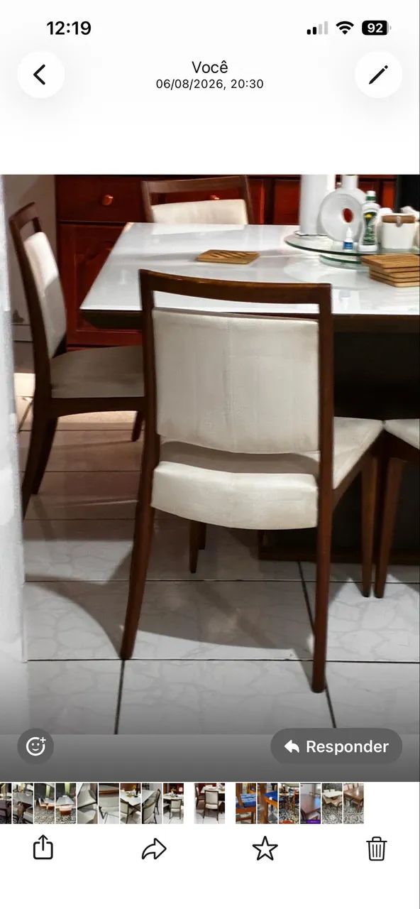 Mesa de madeira maciça - Foto 3