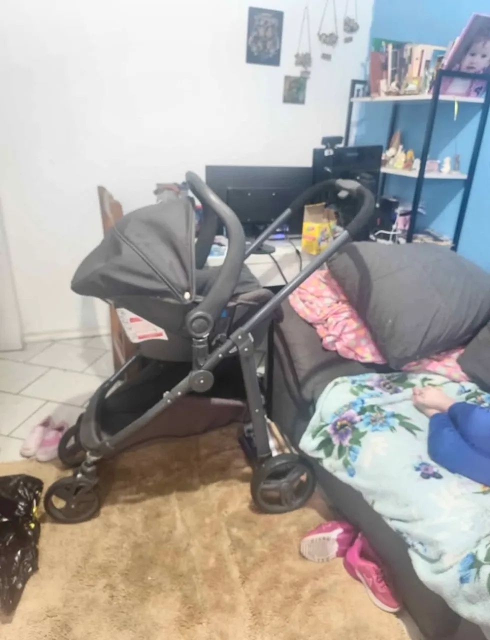 Carrinho Bebê 3 Em 1 Moisés Galzerano - Foto 3