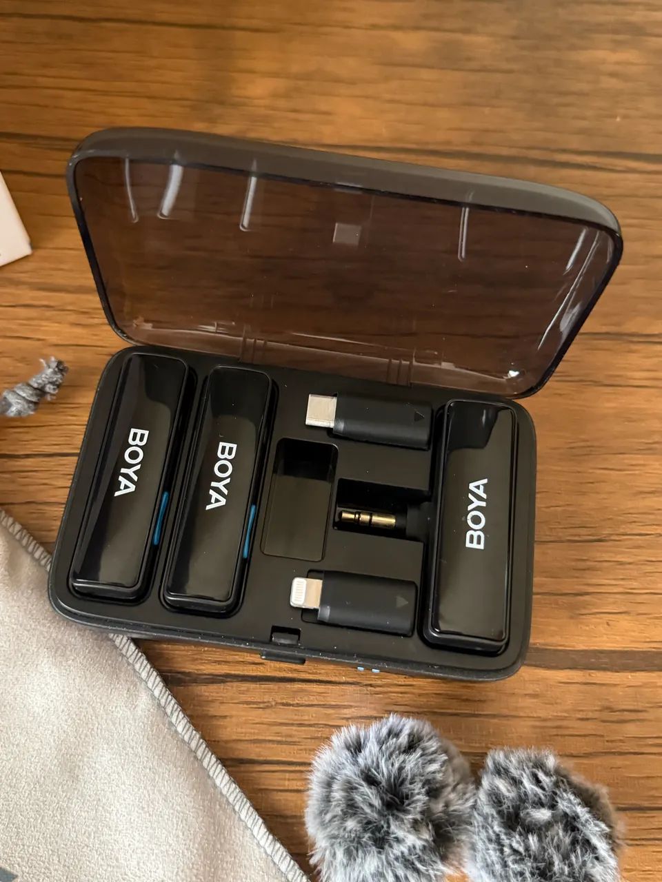 MICROFONE BOYA DUO (com 3 entradas)