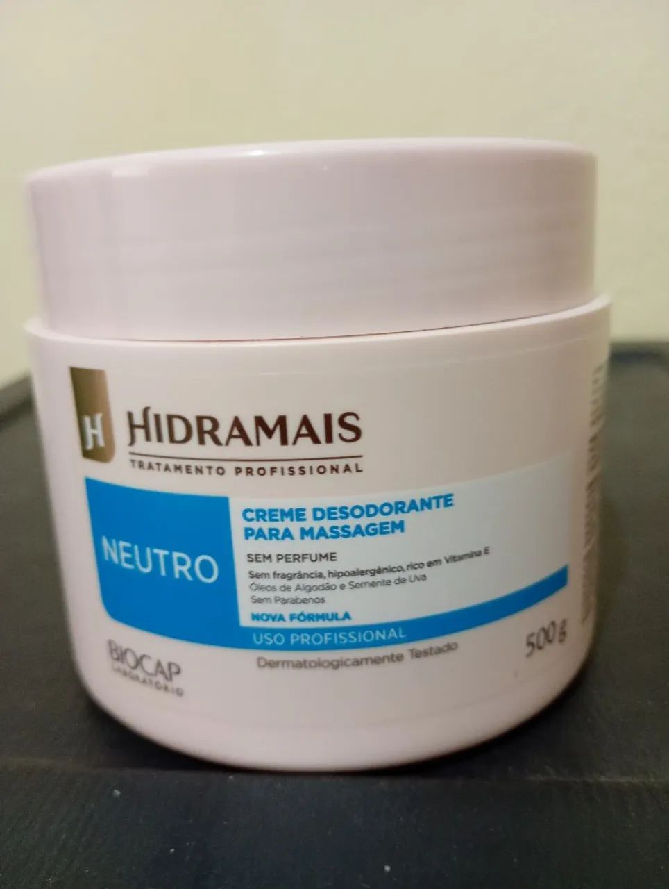 Creme neutro de massagem 