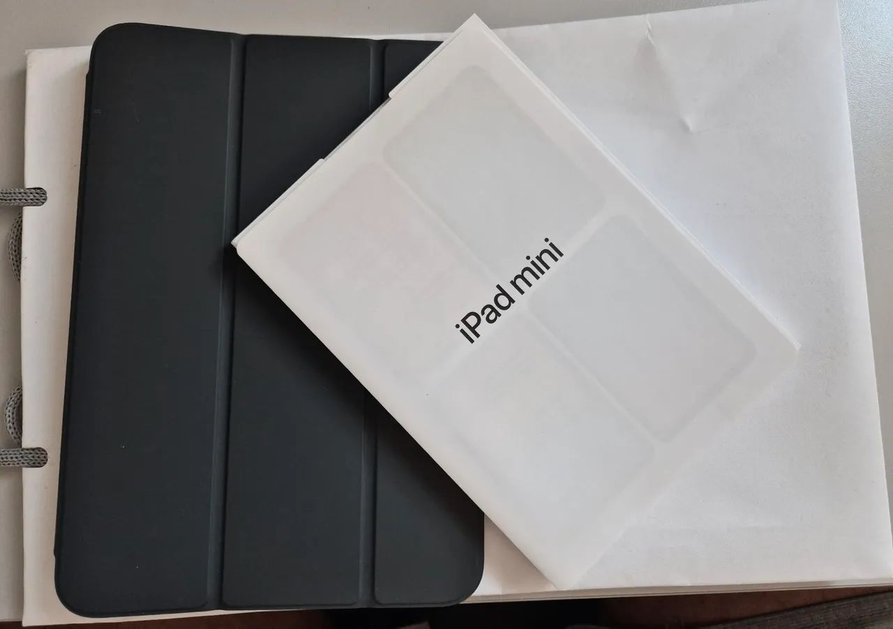 iPad Mini 7 (128GB - Preto) + Apple Pencil + Case - Foto 5