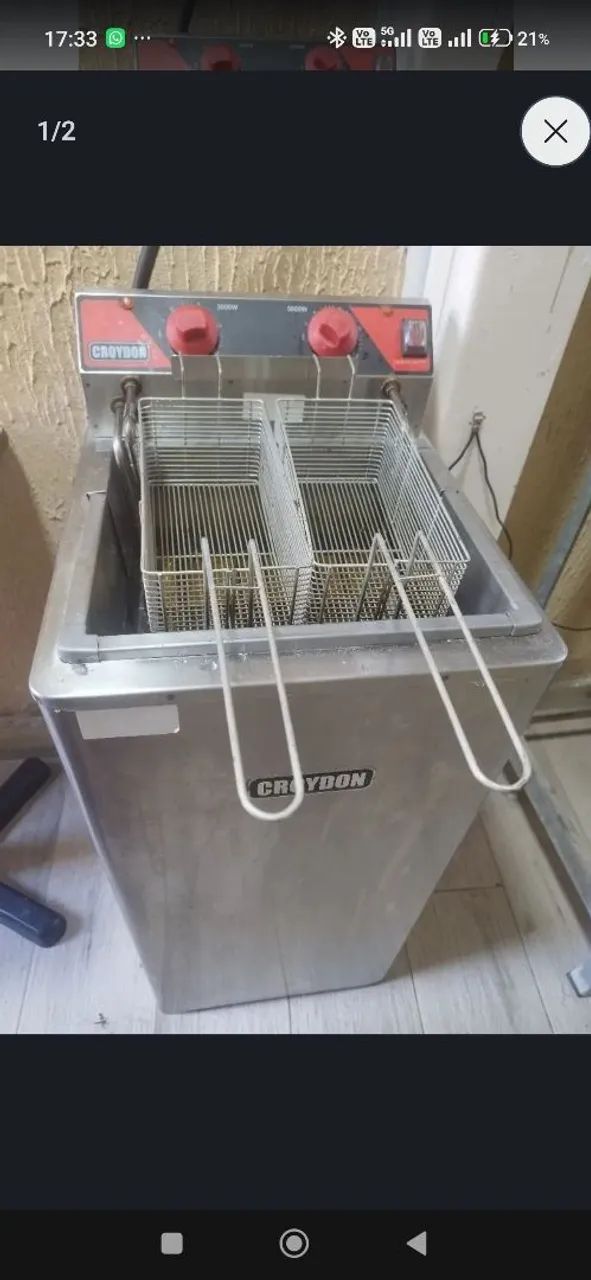 Fritadeira industrial