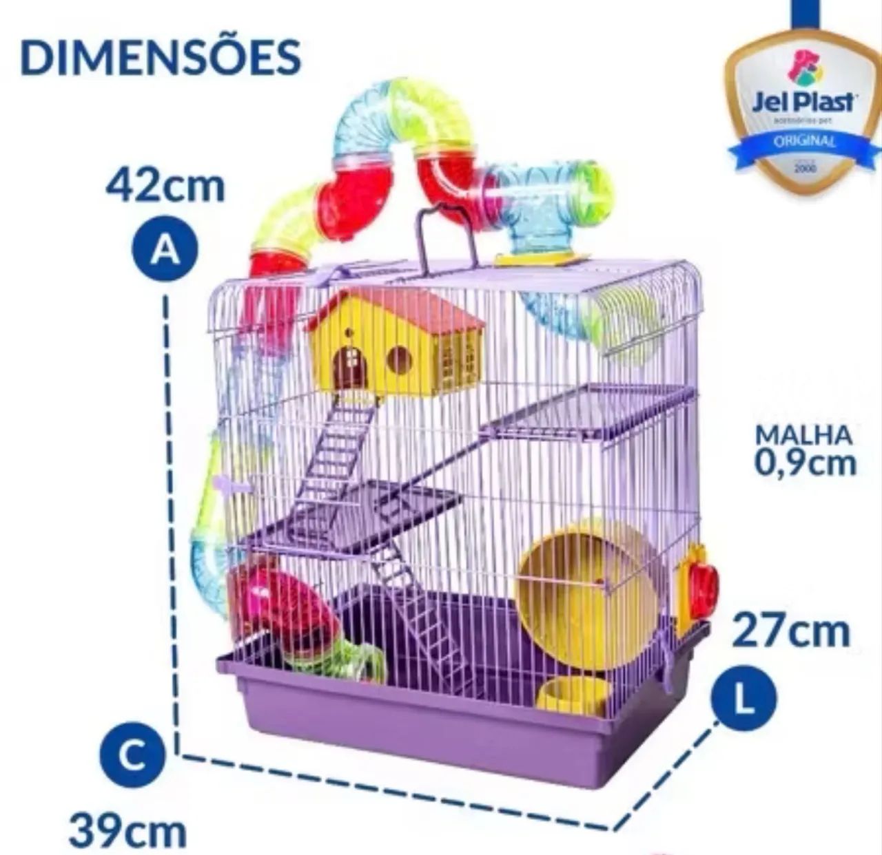 Gaiola de Hamisters - Foto 2