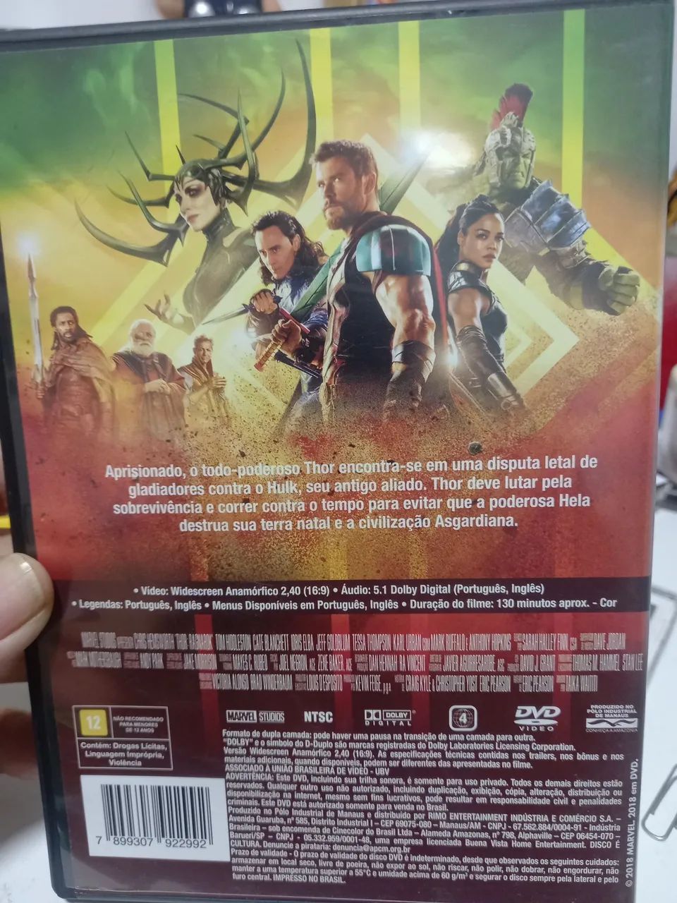 DVD THOR RAGNAROK  - Foto 2