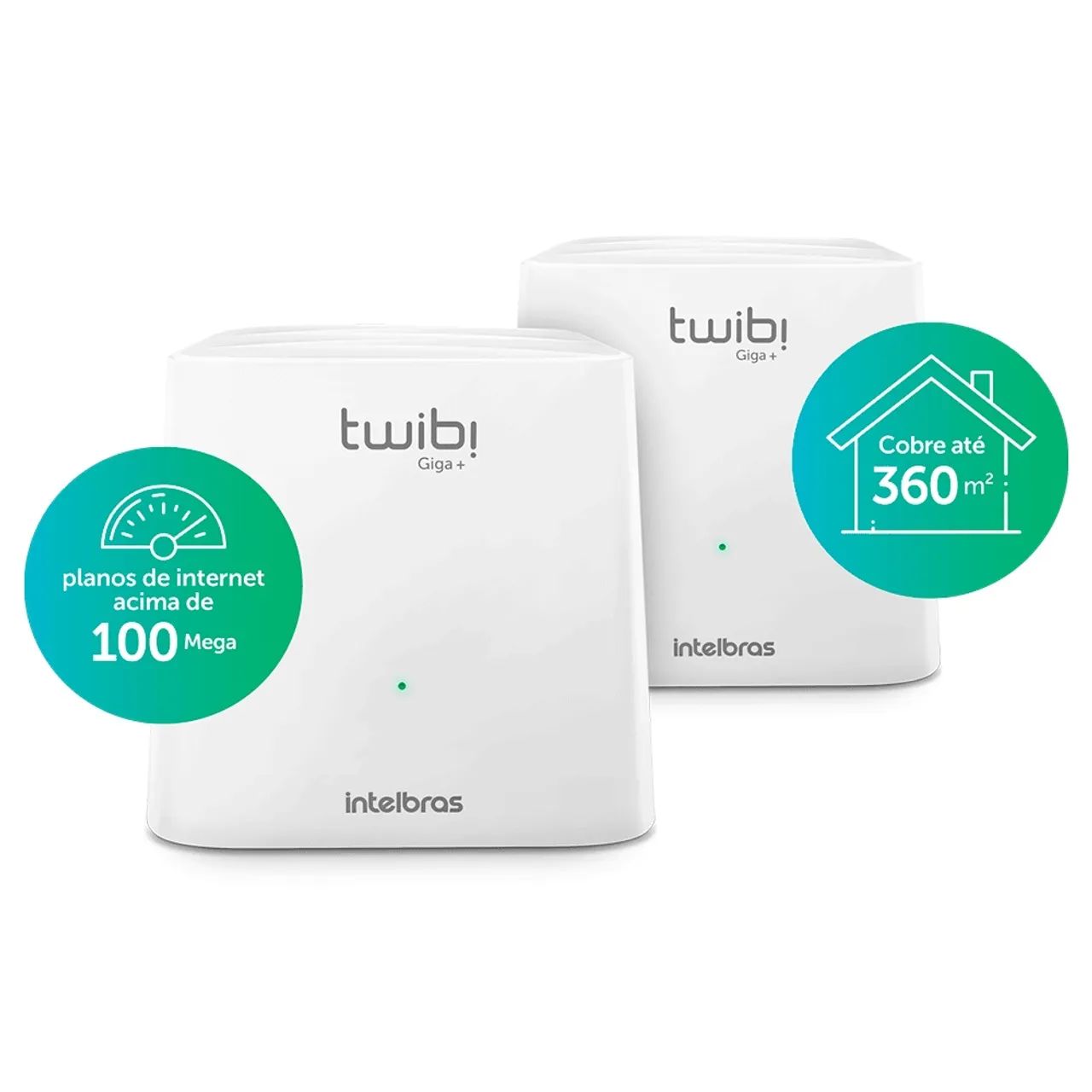 Roteador Wifi Intelbras Mesh Twibi Giga+ - Foto 2