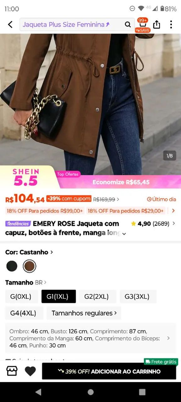 Casaquinho plus size novo - Foto 5