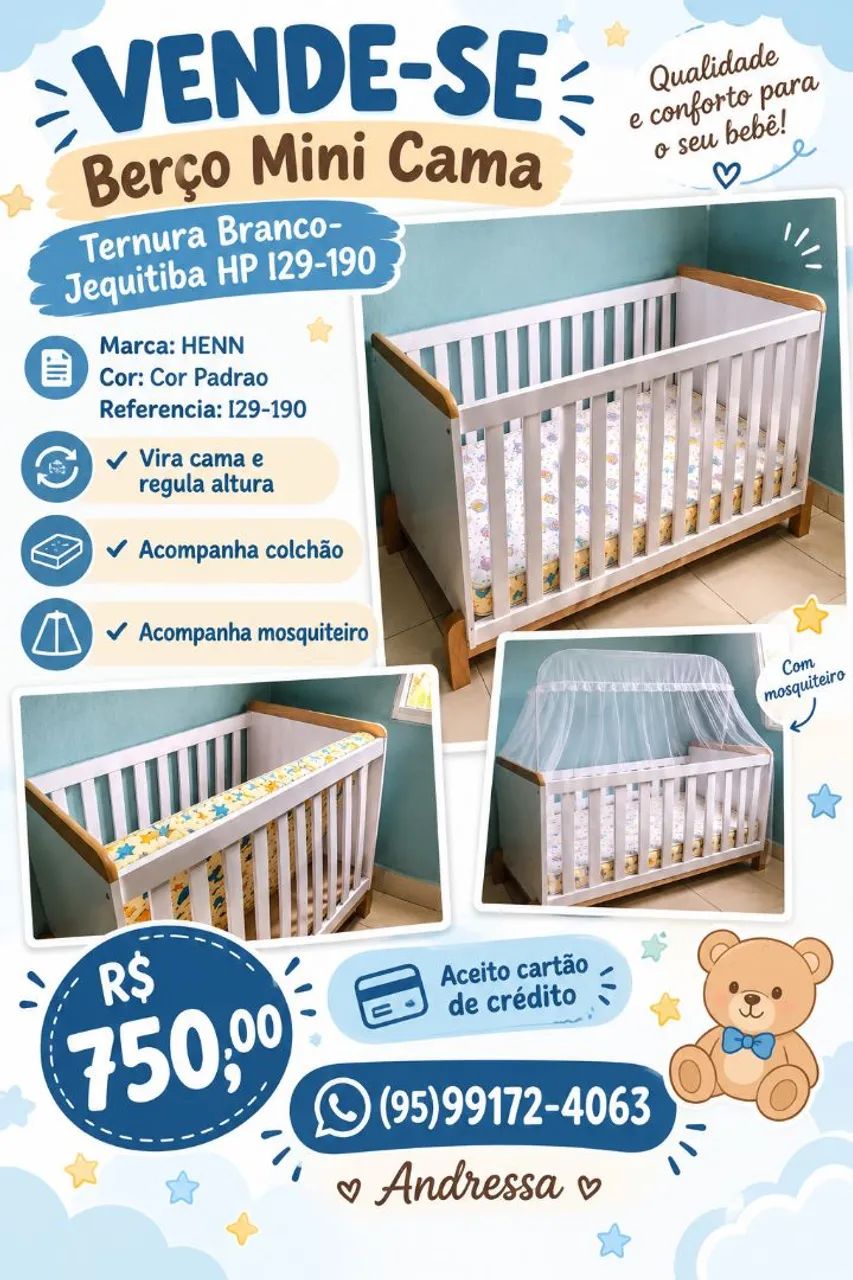 Berço Mini Cama