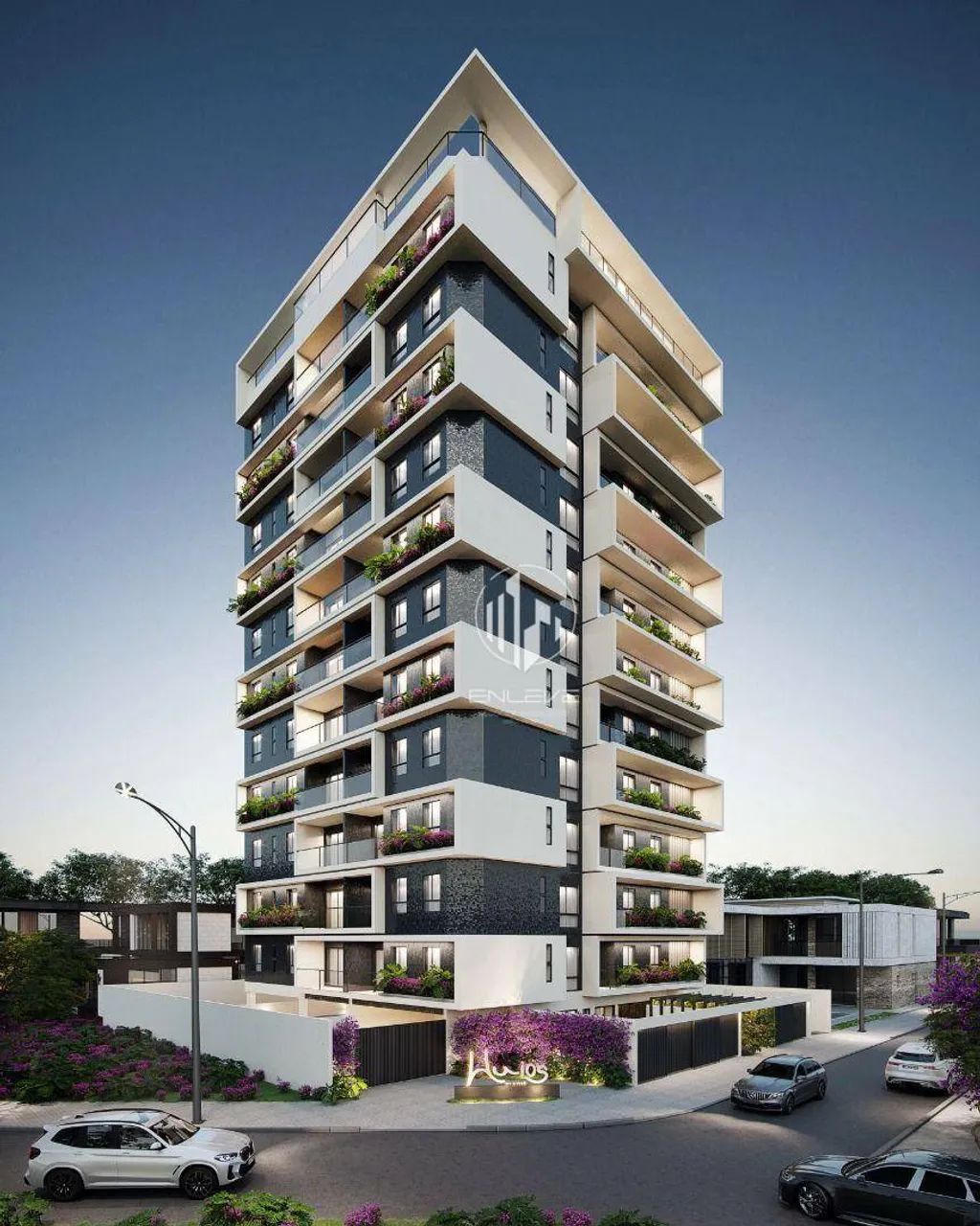 Apartamentos na planta com 02 quartos em Intermares