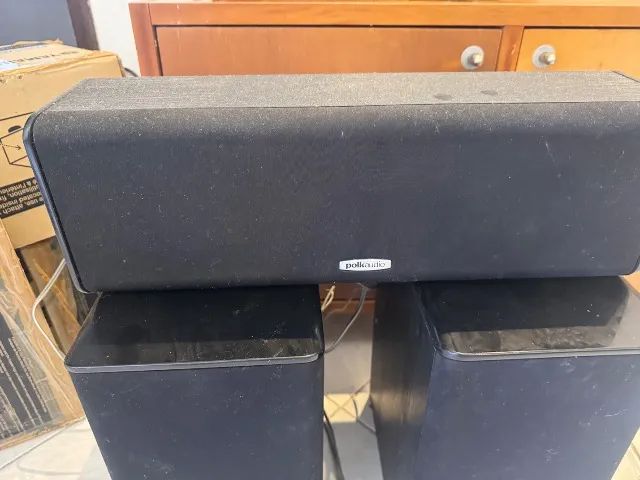 Receiver Yamaha RX-V677 com caixas de som - Foto 4