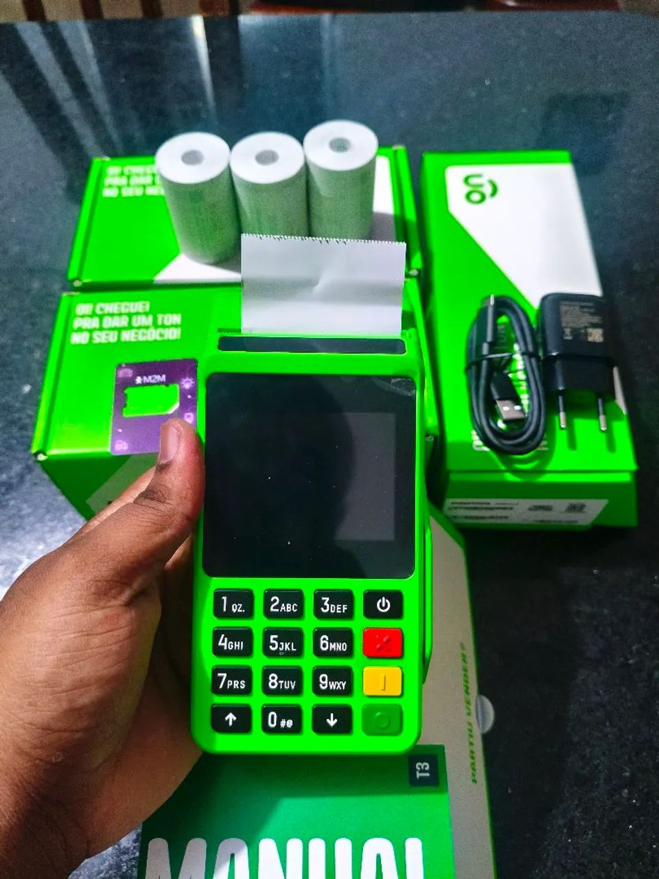 Maquineta de cartão a pronta entrega  - Foto 3