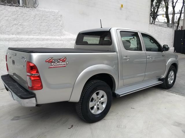 Hilux CD srv 3.0 D4-D 4X4 2013* Automatica* Couro* Protetor* Capota* Estribo* Pn.Novos - Foto 4