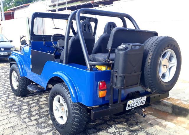 Jeep Willys 4x4 (fibra) 1978 com DH e GNV - Foto 5