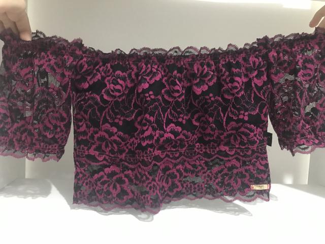 Top renda rosa - Foto 4