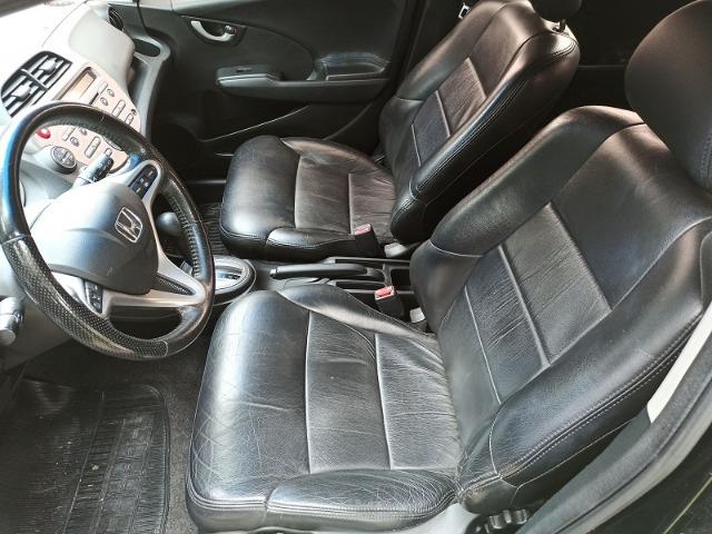 Fit Ex 1.5 Flex Aut Ano 2011 - Completo, manual e chave cópia, bancos de couro - Foto 13