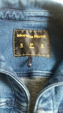 jaqueta jeans morena rosa