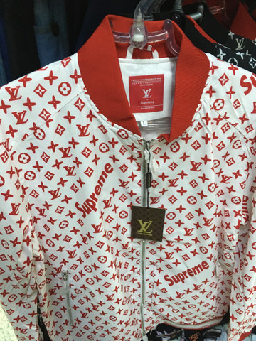 jaqueta louis vuitton supreme