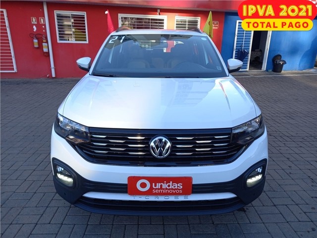 VOLKSWAGEN T-CROSS 2021 1.0 200 TSI TOTAL FLEX COMFORTLINE AUTOMÁTICO