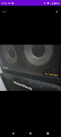 Caixas hartke system série XL 210 e 115 - Instrumentos musicais