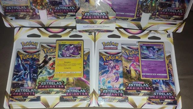 Jogo de Cartas Pokémon - Blister Quadruplo - EE - Estrelas