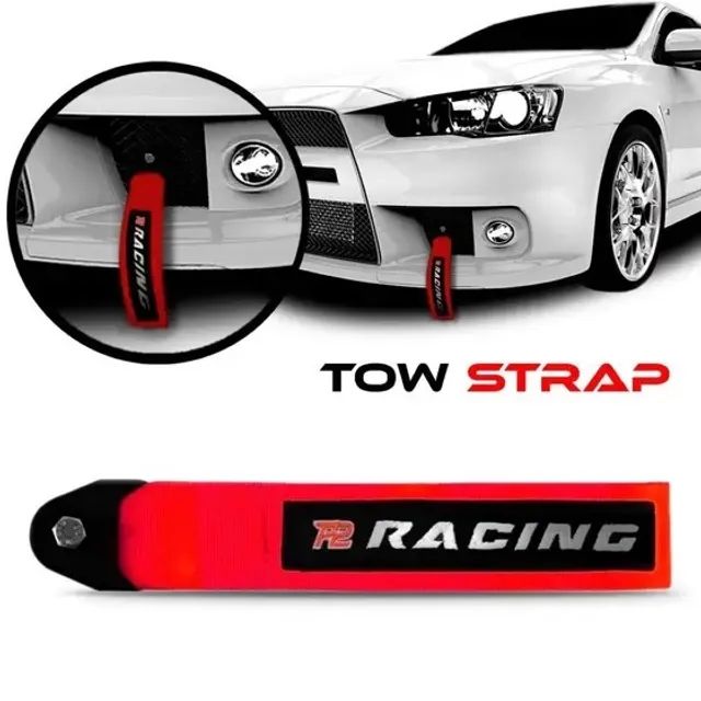 Tow strap Cinta (Reboque Engate) - Verrmelho - P2 