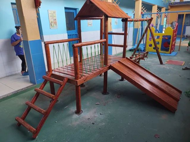 Playgrounds de Madeira Eucalipto Tratado - Foto 5