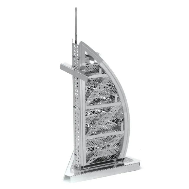 Mini Quebra Cabeça 3D de Metal - Burj Al Arab - Foto 3