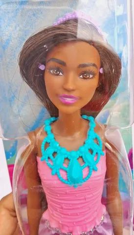 Boneca Barbie negra princesa dreamtopia Nova, Lacrada, ORIGINAL