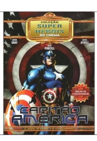 Box coleção super heróis, capitão América 