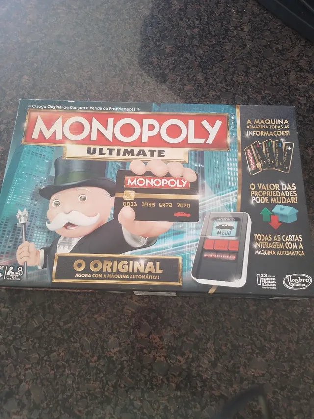 Jogo Tabuleiro Monopoly Antigo Usado, Jogo de Tabuleiro Hasbro Usado  81689945