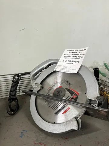 serra circular makita 12" c/ disco 305mm revisada com garantia 03 meses - Foto 3