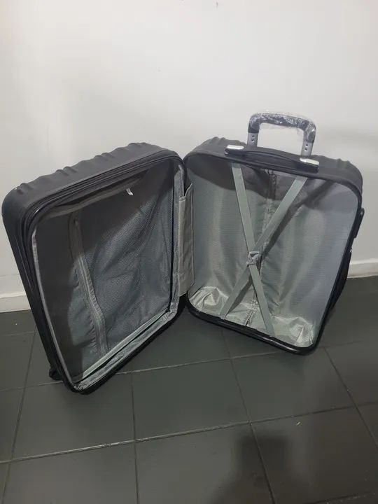 Mala de Viagem Preta Grande - Nova  - Foto 2