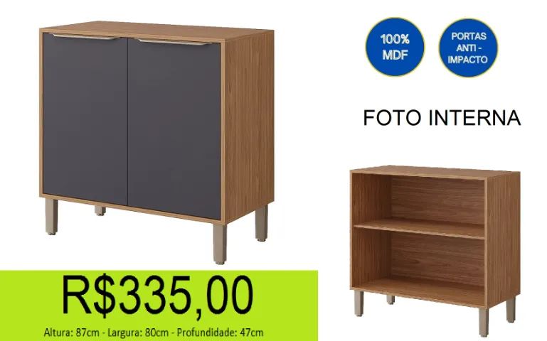 Balcão com duas portas - Foto 2