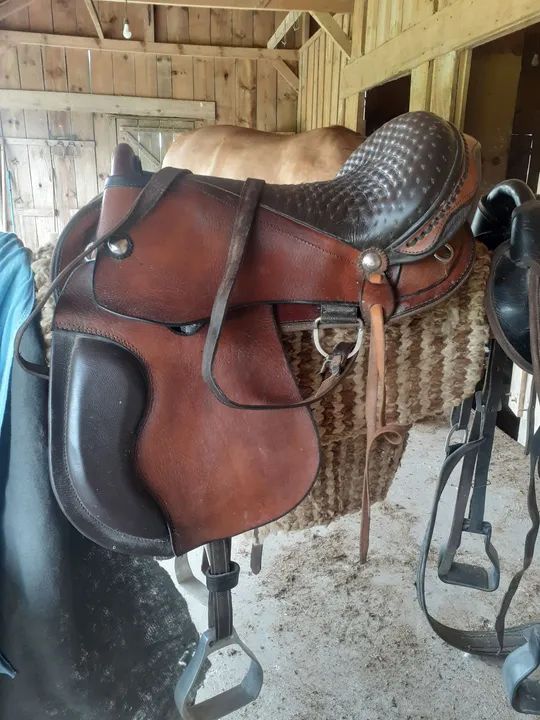 Sela Australiana couro de búfalo  - Foto 2