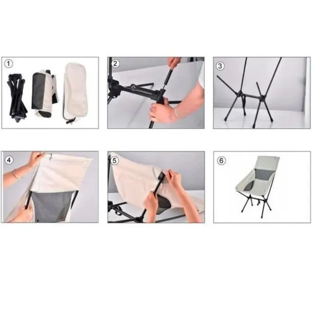Cadeira dobrável Camping - Foto 5