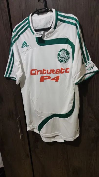 CAMISA DO PALMEIRAS ADIDAS ANTIGA ANO 2007 ORIGINAL ADIDAS TAMANHO PP ADULTO - Foto 4